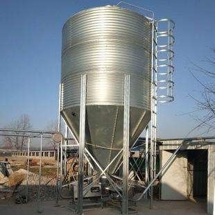 Huaxiang Farms ถังเก็บอาหารเกษตร ถังเก็บอาหารสัตว์ฟาร์ม รับประกัน 1 ปี