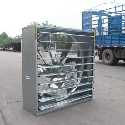 100 * 100 * 40 ซม. ระบบระบายอากาศสัตว์ปีก 610r / นาทีแหล่งพลังงานไฟฟ้า