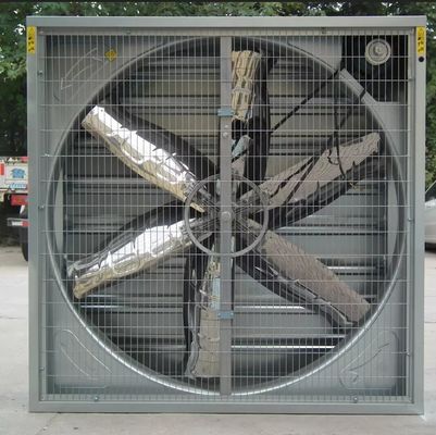 ระบบระบายอากาศสัตว์ปีกสแตนเลส 380v พัดลมดูดอากาศโรงเลี้ยงไก่