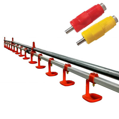 40-50ml Nipple Drinker For Broiler Chicken พลาสติกสแตนเลส