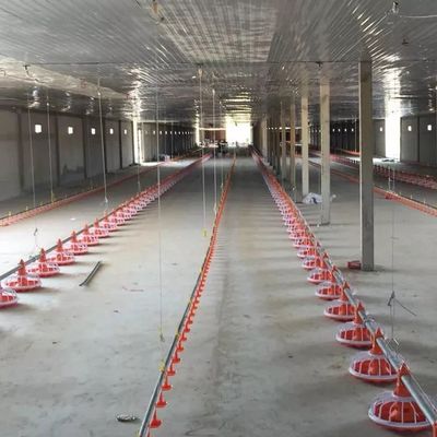 เครื่องเลี้ยงสัตว์ปีกท่อกัลวาไนซ์ Pan Feeding System เส้นผ่านศูนย์กลาง 45 มม