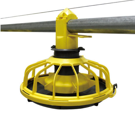 พาร์ติชั่น 14/16 อุปกรณ์ฟาร์มสัตว์ปีกเครื่องป้อนไก่และเครื่องดื่มพลาสติก